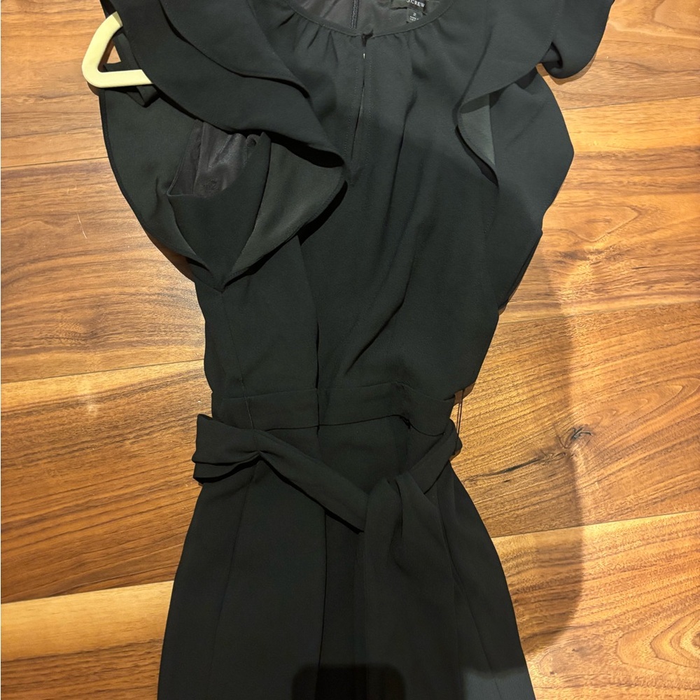 J.Crew jumpsuit size 2 with tie belt. Worn once for 2 hours, perfect condition.